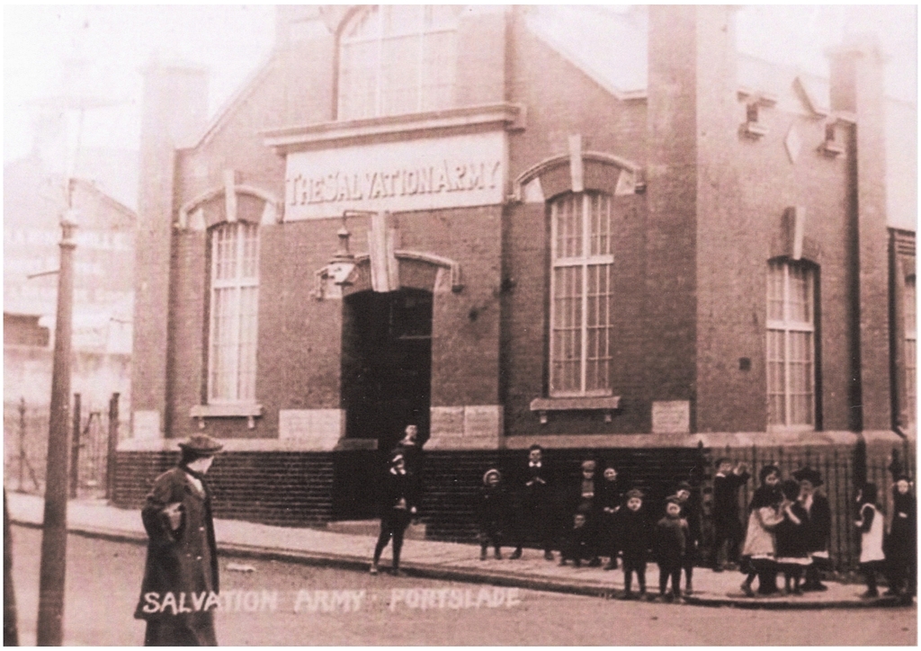 Historic 1910 Salvation Army hall before becoming Salvation Studios
