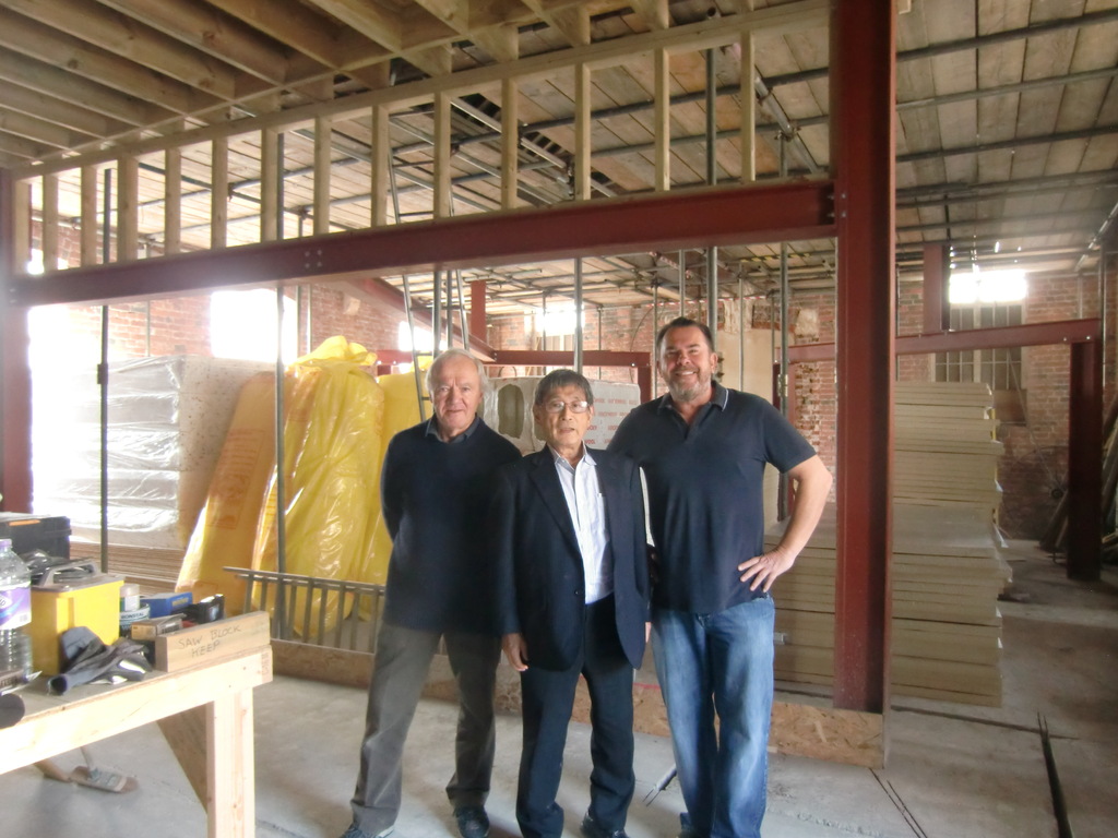 Specialist design team during the Salvation Studios build