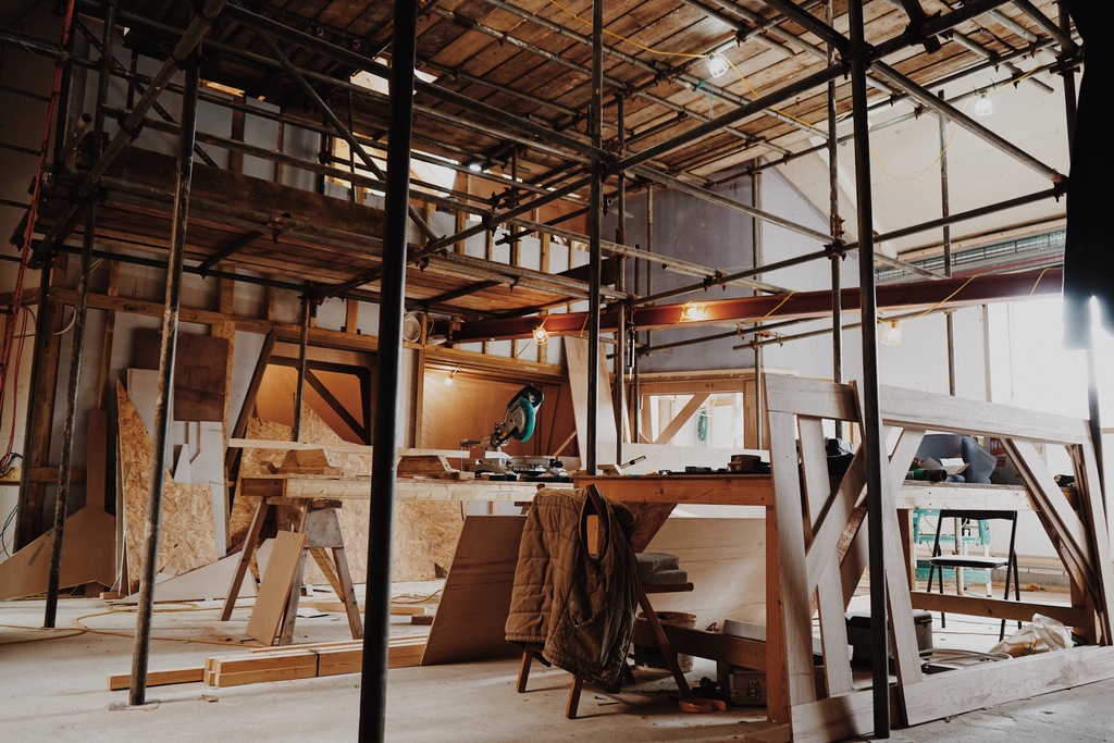 Salvation Studios construction and restoration work