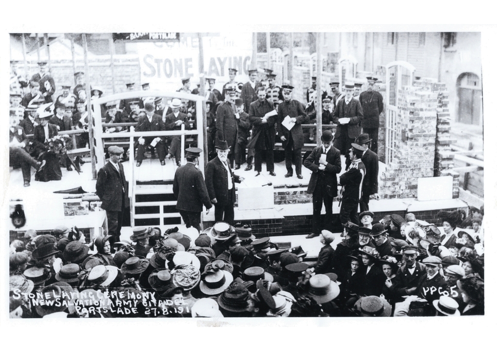 Historic Portslade Salvation Army hall ceremony