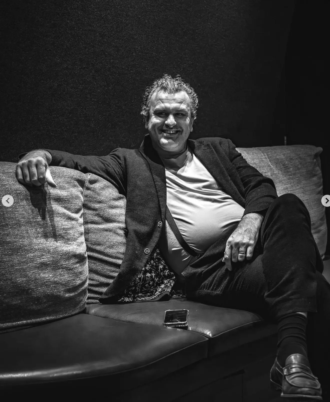 Jon McClure in the studio with Reverend And The Makers 2024