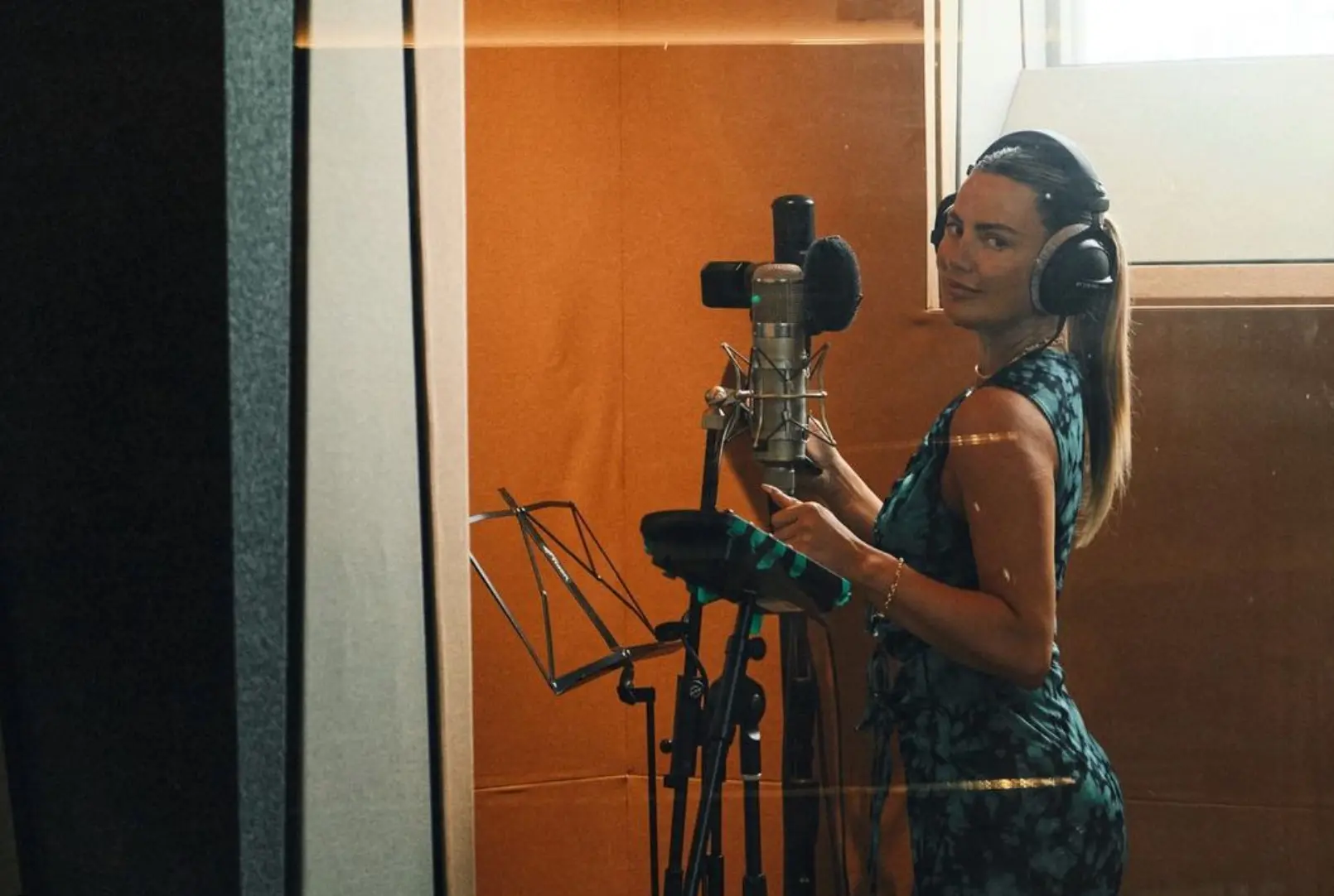 LYRA laying down some vocals 2023