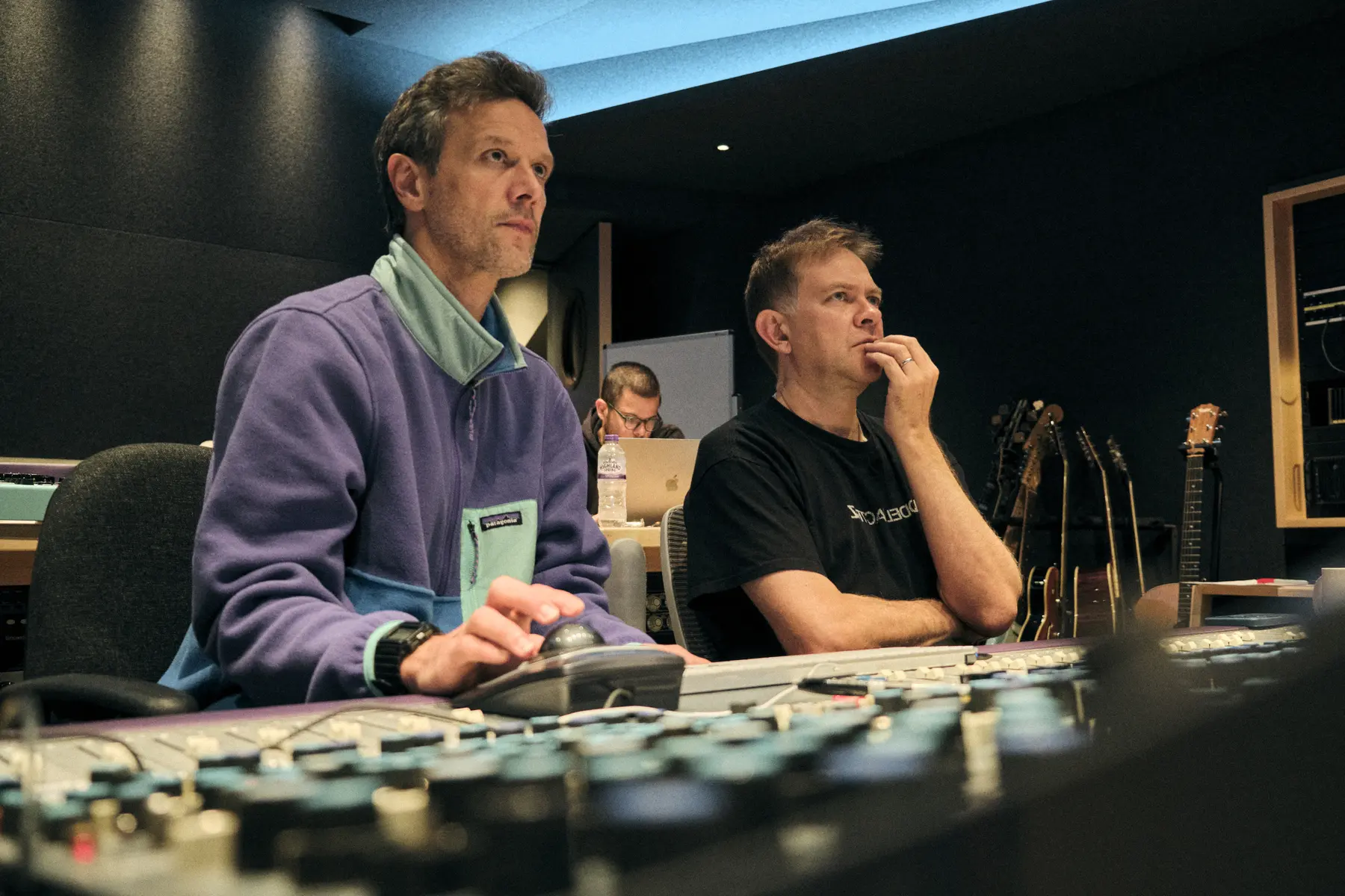 Dan Carey & Alexis Smith in the studio tracking WetLeg 2024