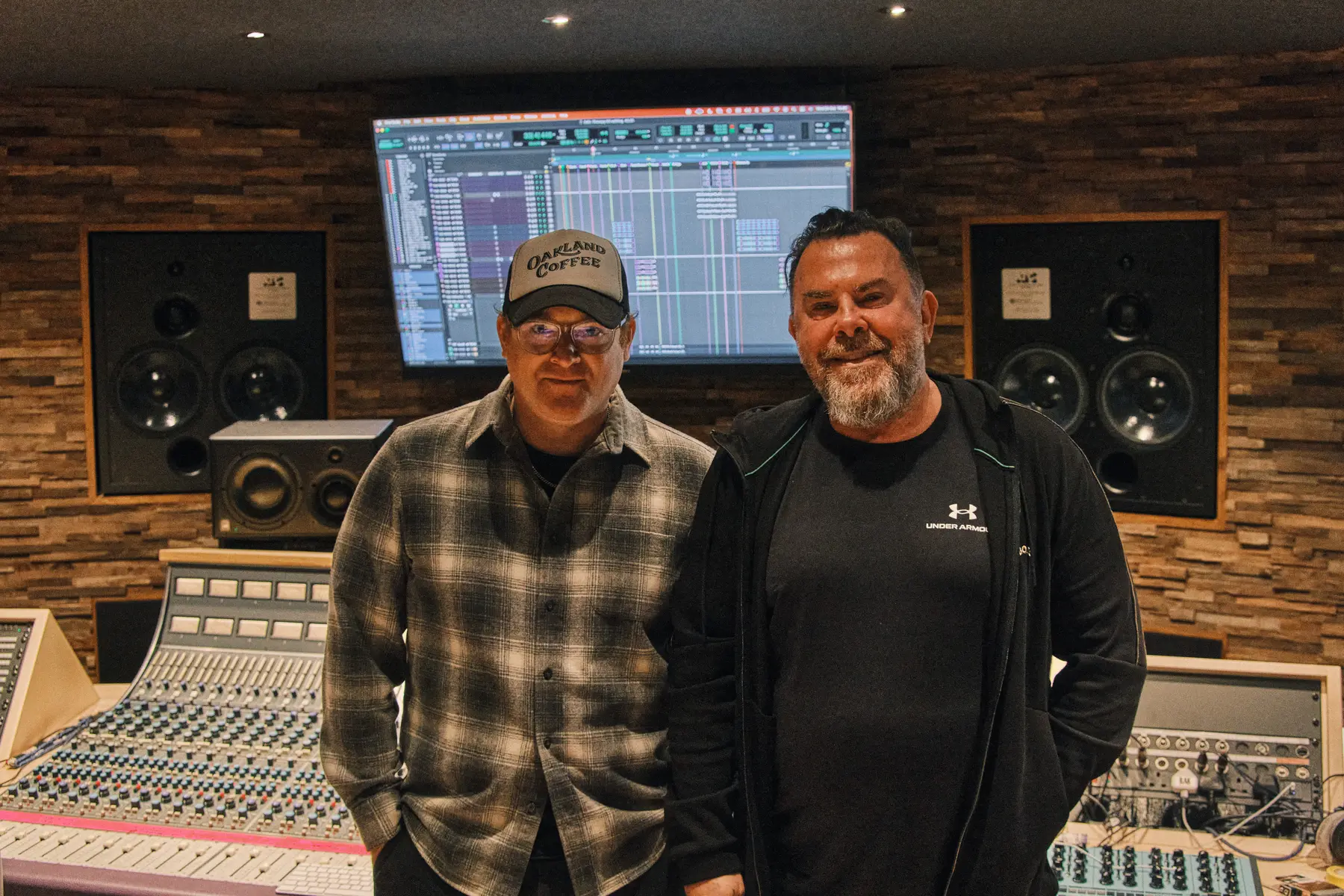 Rich Costey and Rusty wrapping up a session 2024