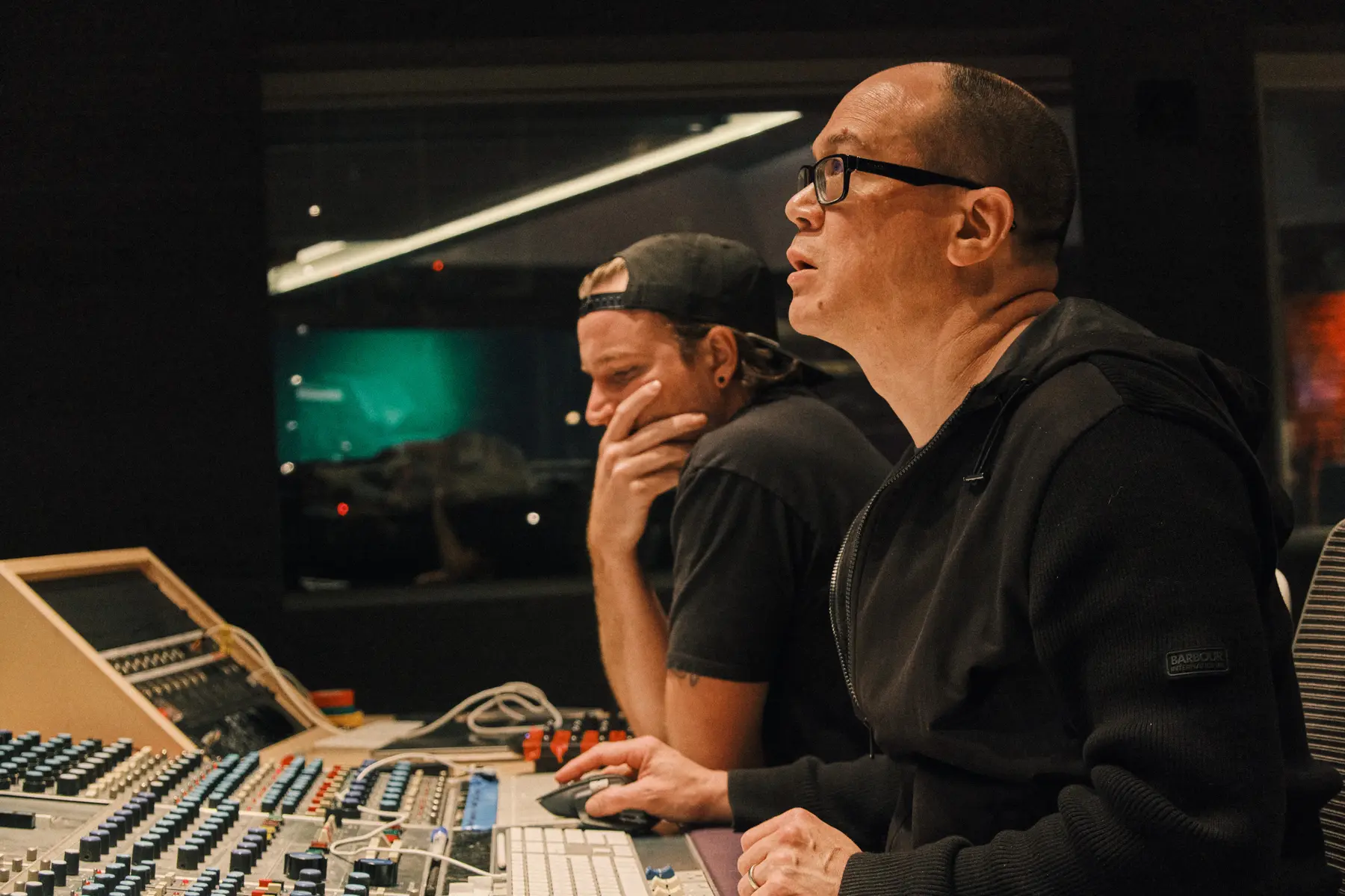 Adrian Hall working the Neve 2023