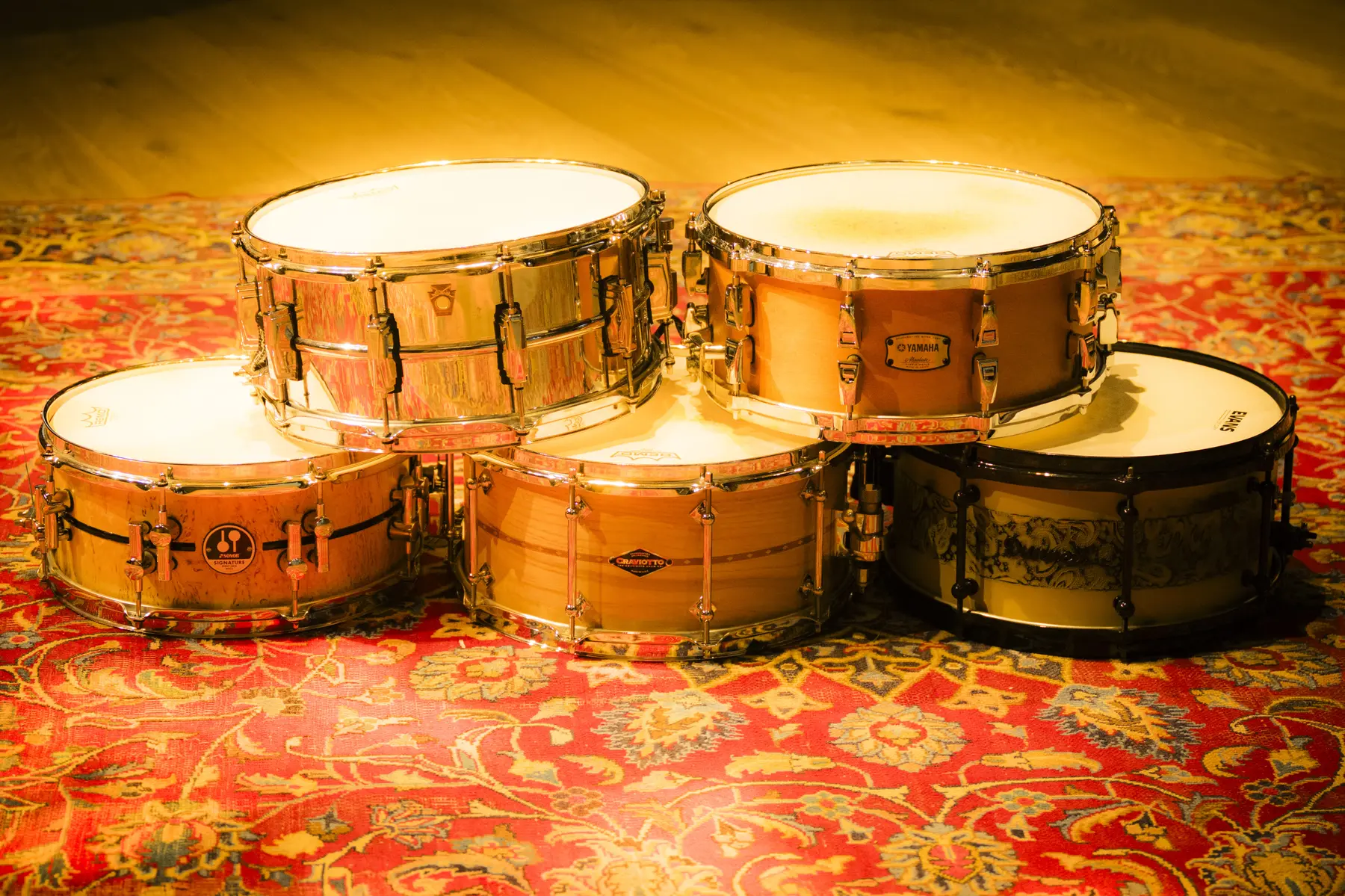 Sonor Benny Greb, Craviotto, Ludwig 402, Dunnett Steel