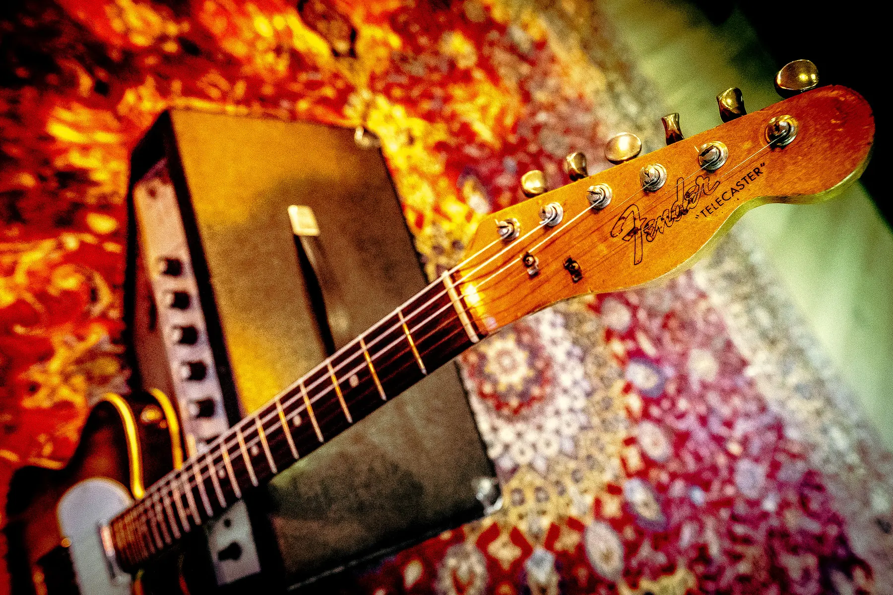 1965 Fender Telecaster and our 1972 Ampeg GU-12