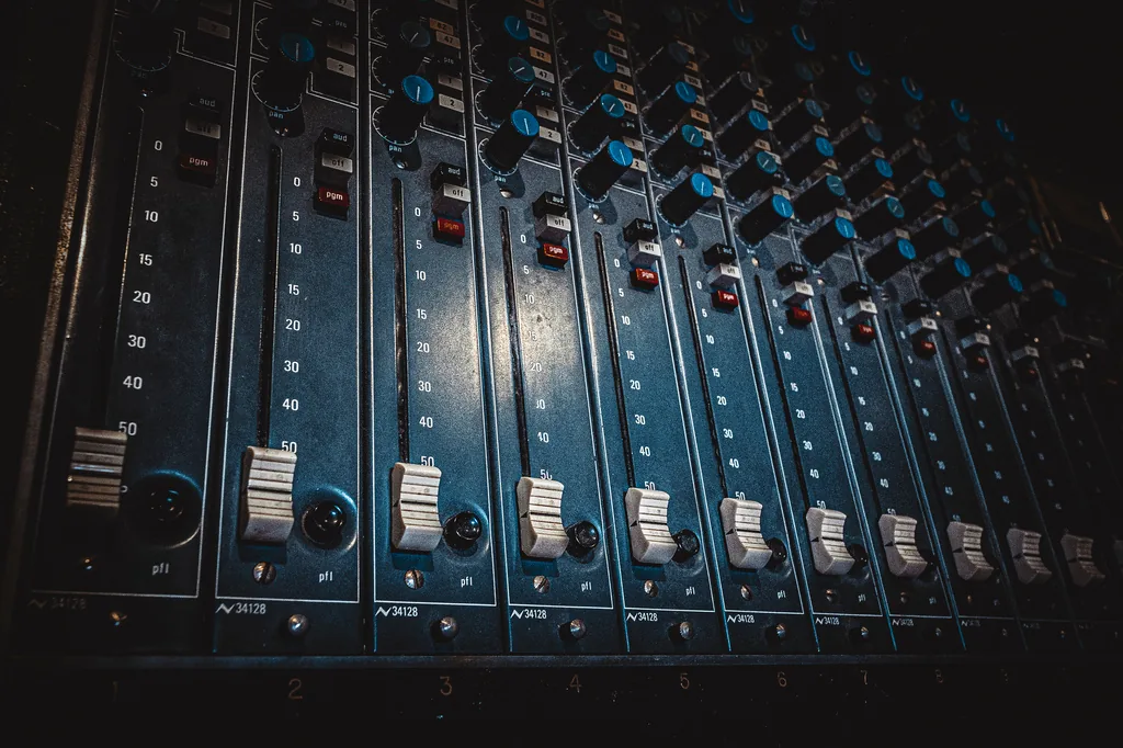Mixing room at Salvation Studios