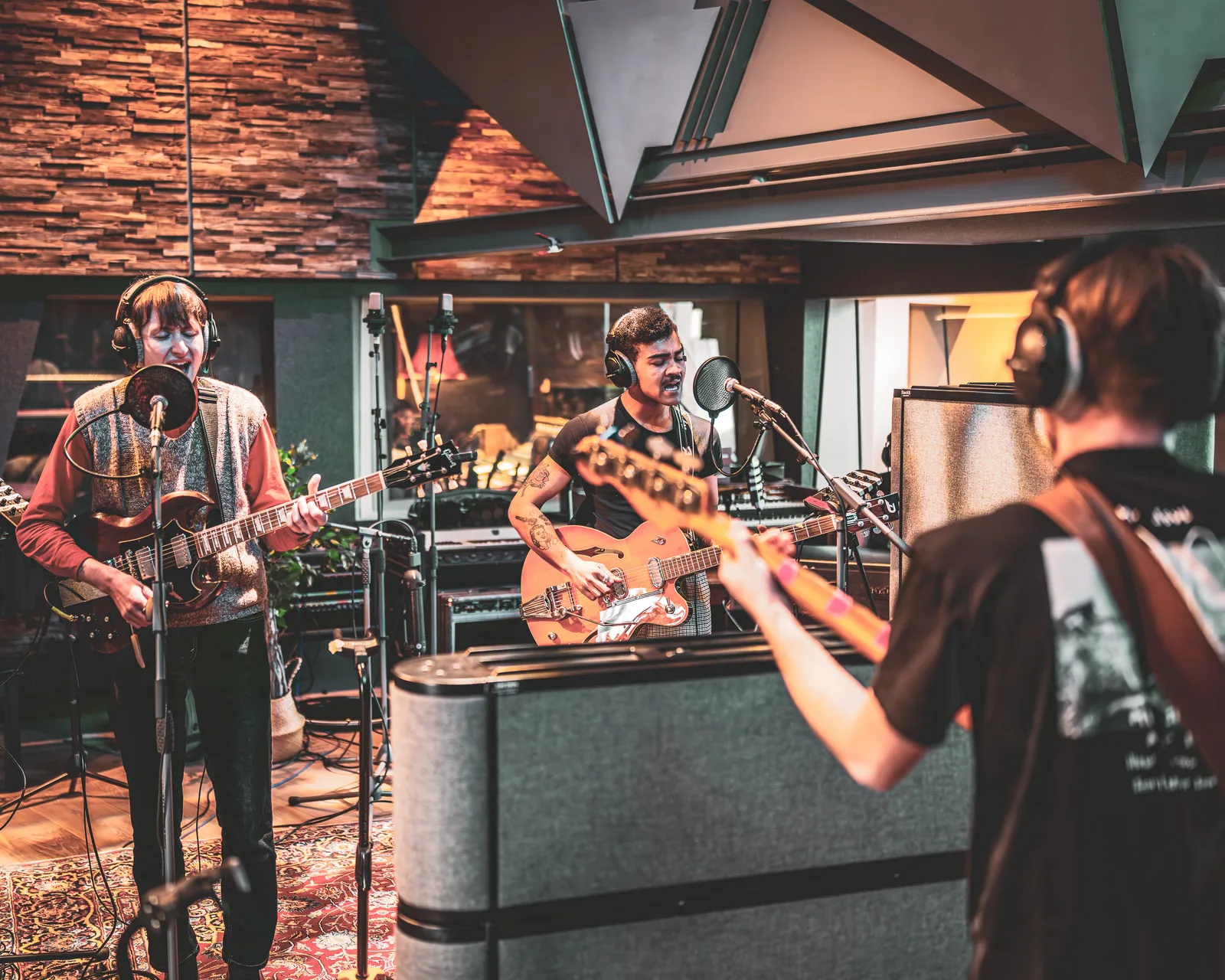 Recording at Salvation Studios