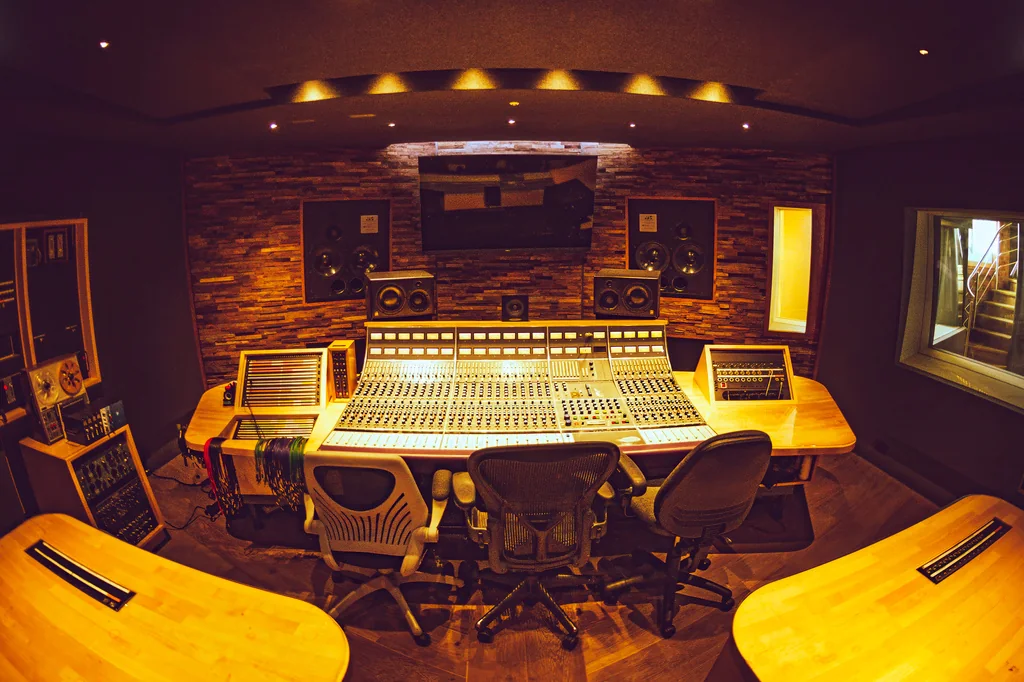 Control room at Salvation Studios