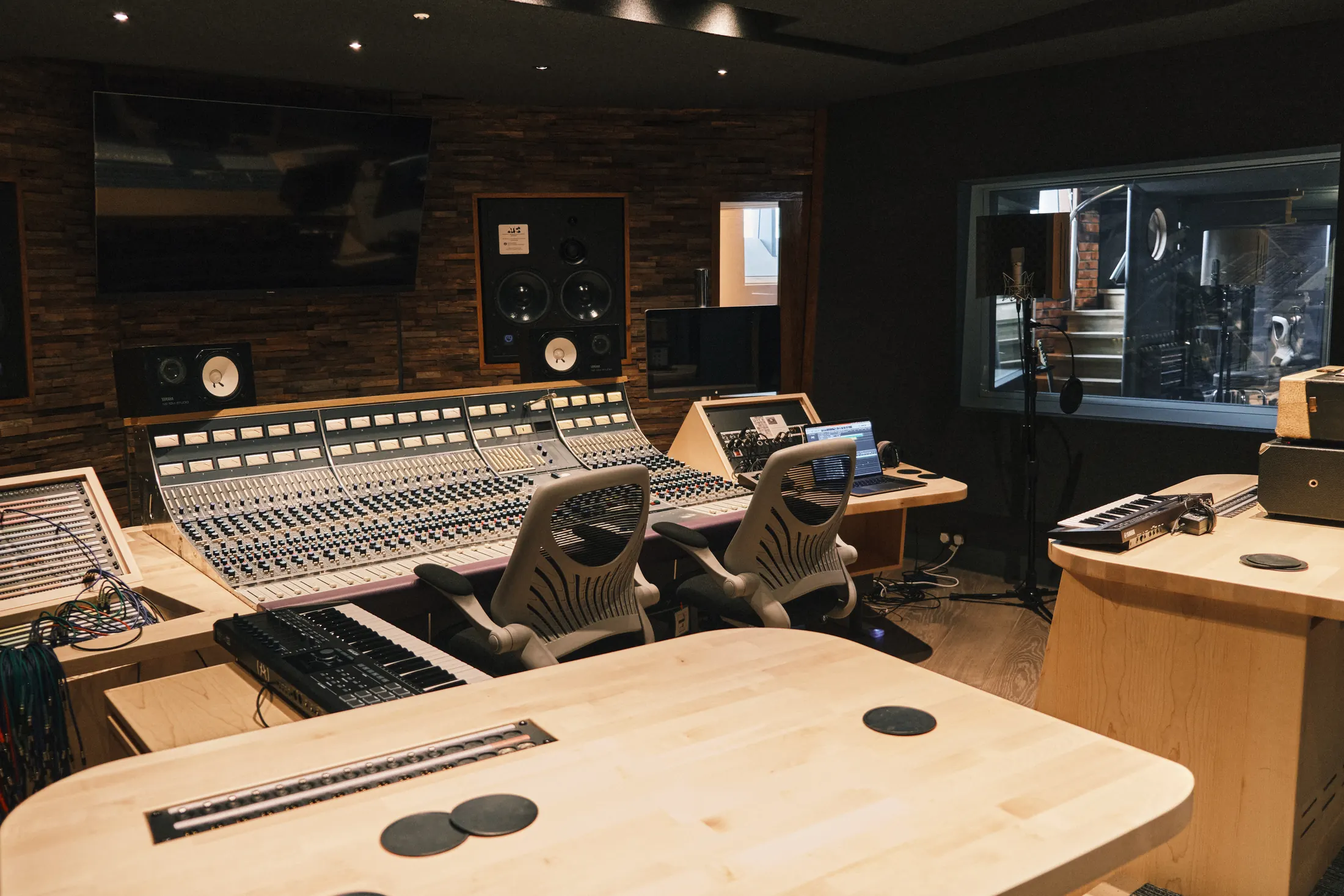 Control room and recording complex at Salvation Studios